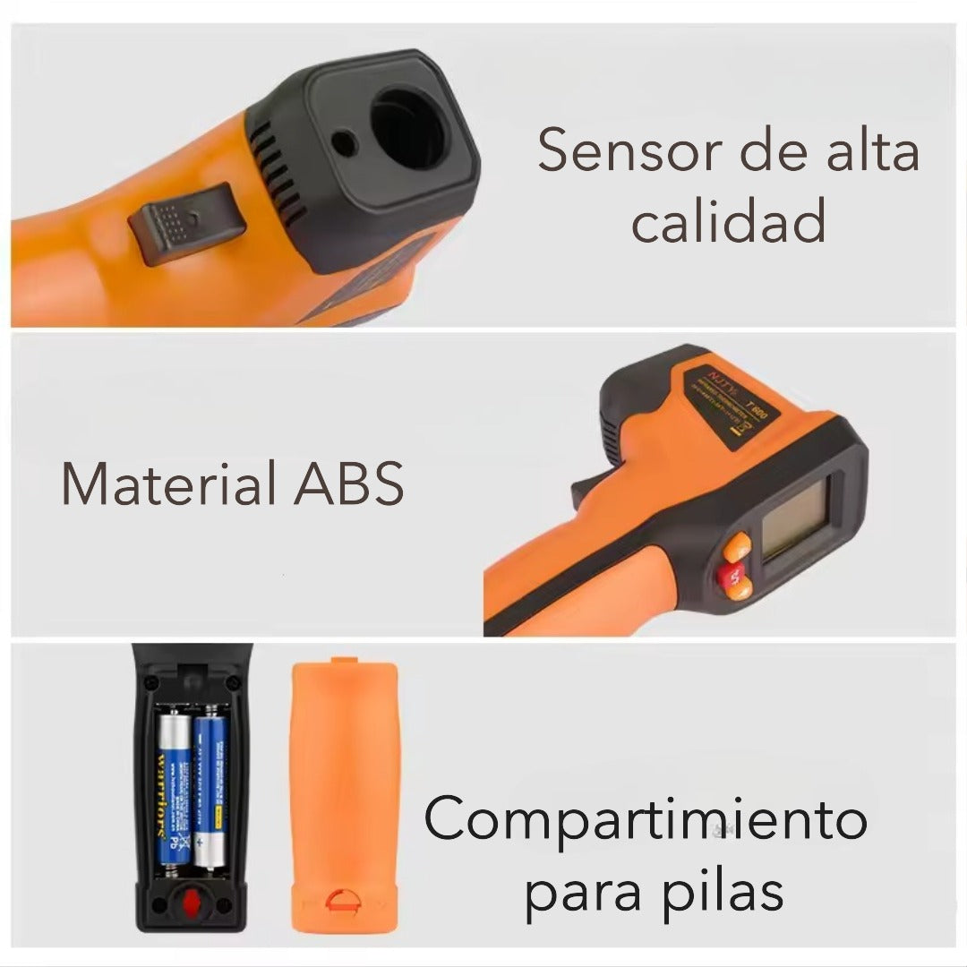Termómetro infrarrojo láser