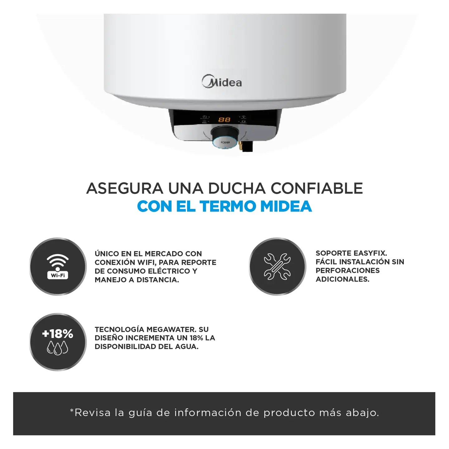 Termo Eléctrico Inteligente 50 Litros