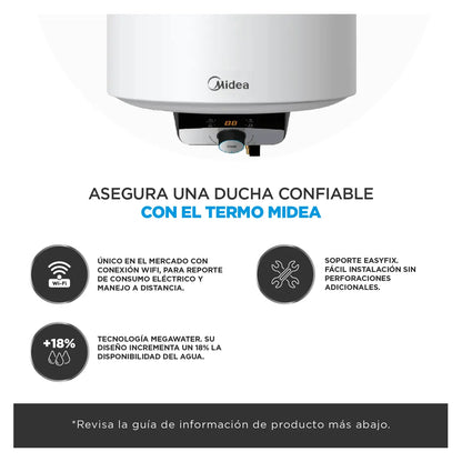Termo Eléctrico Inteligente 50 Litros