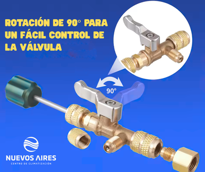 Válvula de Servicio de Alta Presión para Aire Acondicionado
