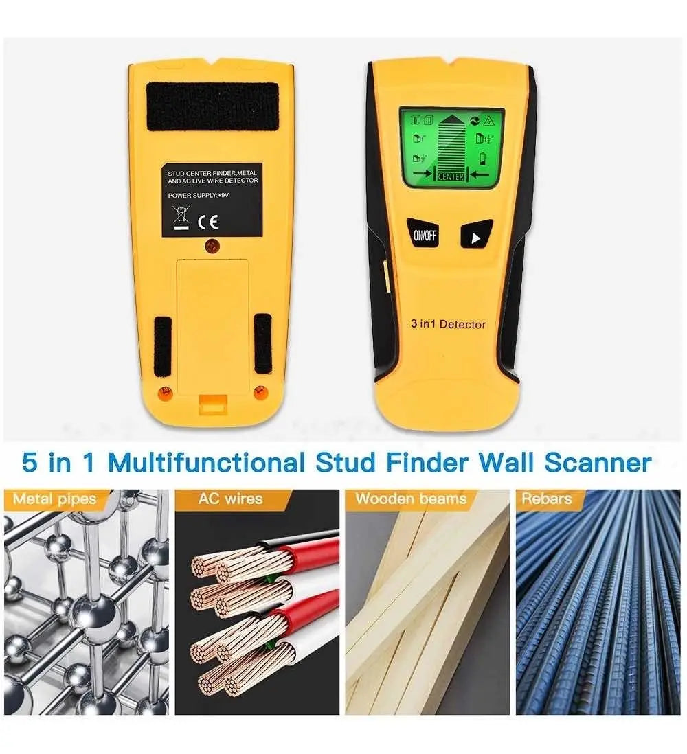 Detector Metales Viga Cableado Metal 3 En 1 Detector Pared.