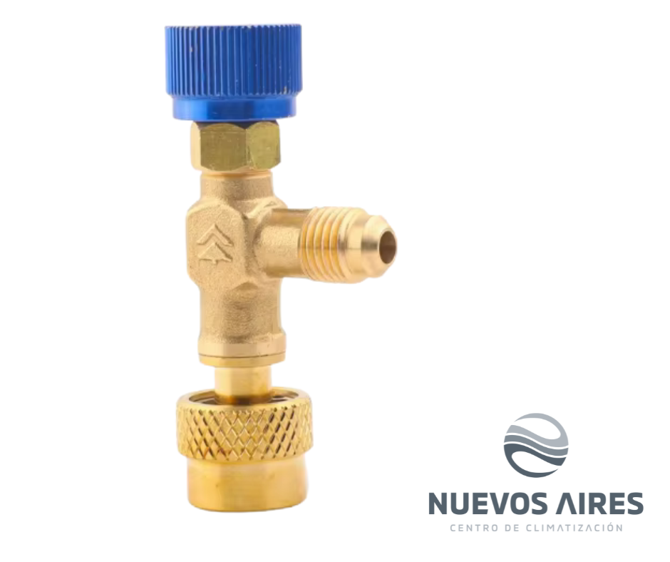 Válvula de carga para refrigerante R410A/R22
