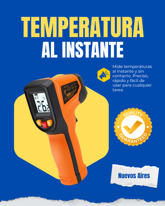 Termómetro infrarrojo láser