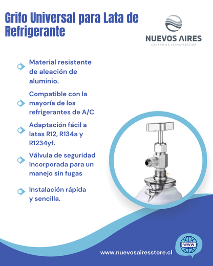 Válvula Universal para Lata de Refrigerante
